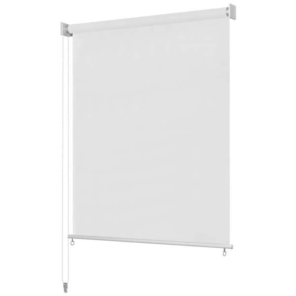 Rullgardin utomhus 200x230 cm vit