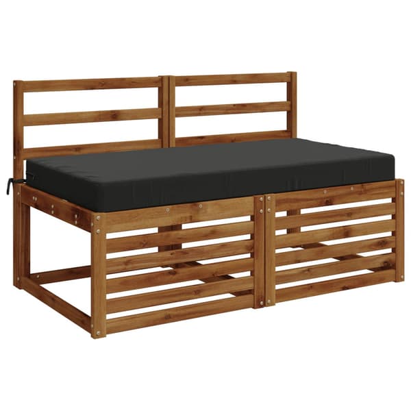 Sittkudde SOEST 100% Polyester Antracit 120 x 60 x 10 cm