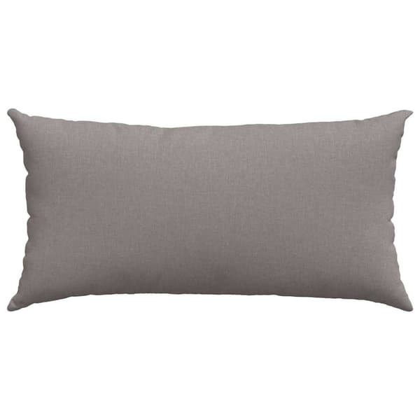 Sofakuddar 2 pcs Taupe 80 x 40 cm tyg