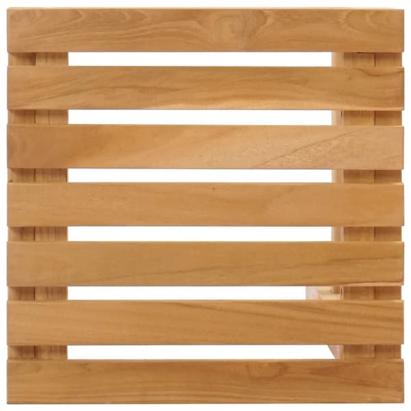 Barpall 4 pcs Brun Massivt teakträ
