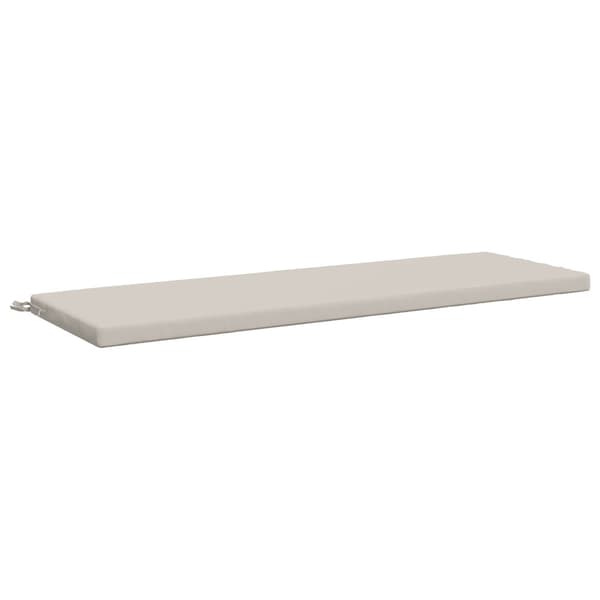 Bänk kudde SOEST 100% Polyester Vit 140 x 50 x 5 cm