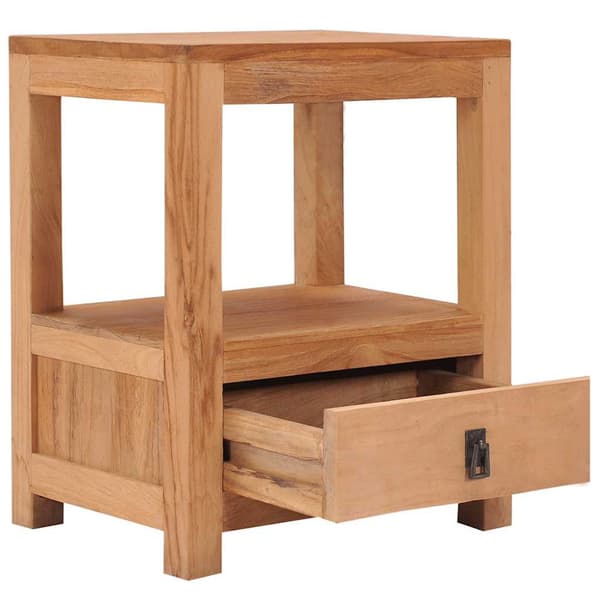 Sängbord 40x30x50 cm massiv teak