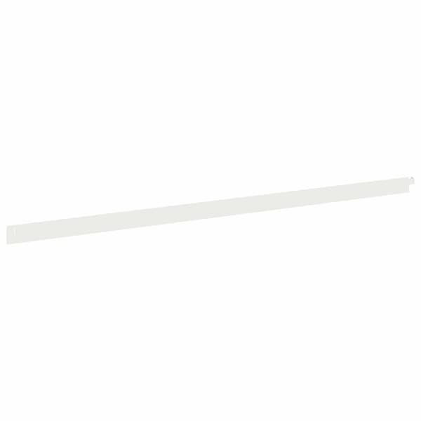 Kant för gräsmatta 10 pcs 102 x 4 x 4 cm Stål Vit