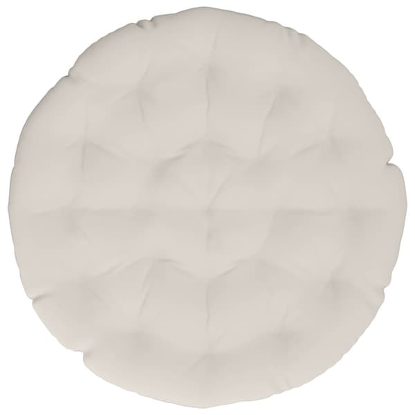 Papasan-kudde VIANEN 100% Polyester Vit Ø 120 x 12 cm