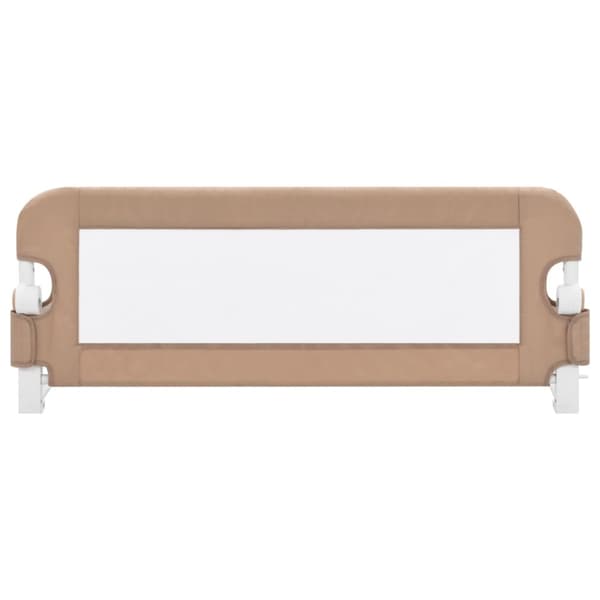 Sängskena för barn taupe 102x42 cm polyester