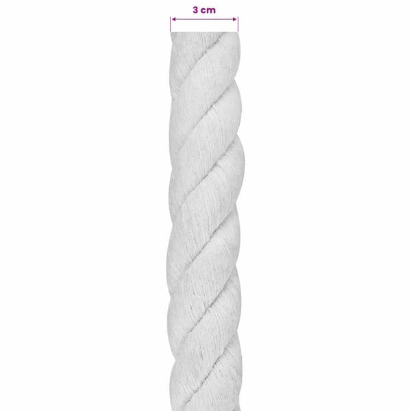 Rep Vit 3 x 3 x 2500 cm Bomull