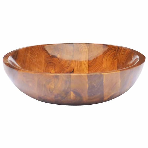 Handfat massiv teak 60x40x10 cm