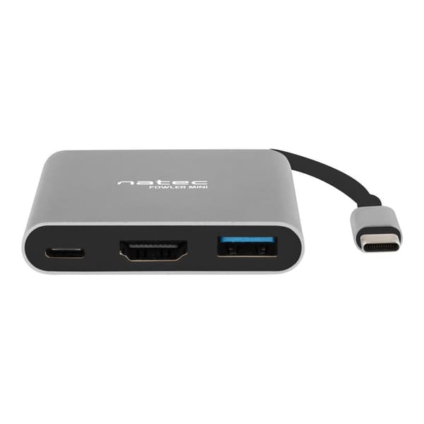 Natec Fowler Mini - dockningsstation - USB-C - HDMI