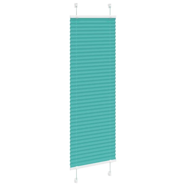 Plisserad persienn bensingrön 45x100cm tyg bredd 44,4cm