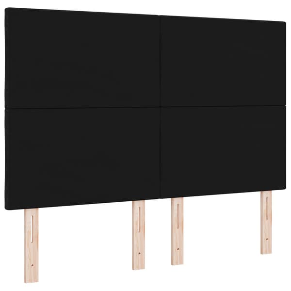 Huvudgavel Svart 160 cm tyg