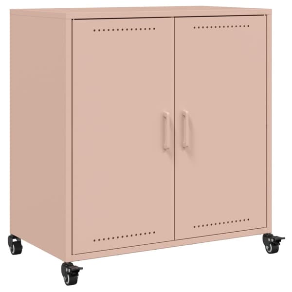 Skänk rosa 68x39x72 cm stål