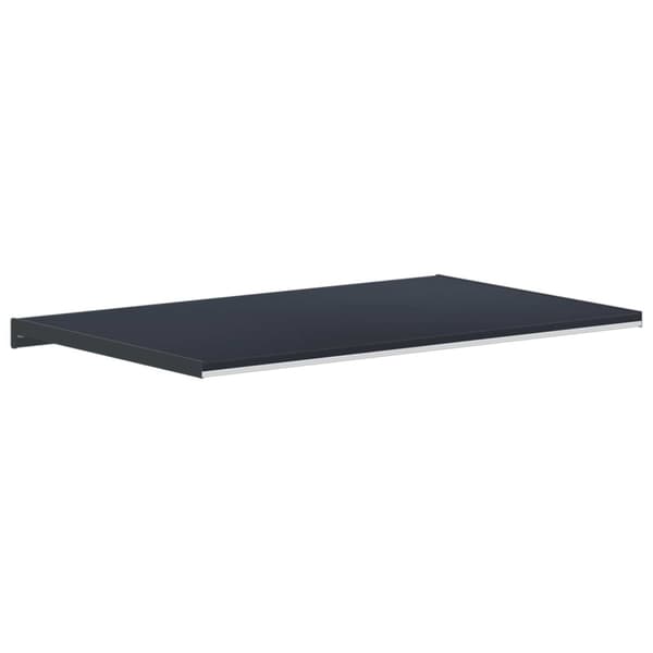 Fönsterbräda Anthracit med träådring 100 x 50 x 4,5 cm PVC