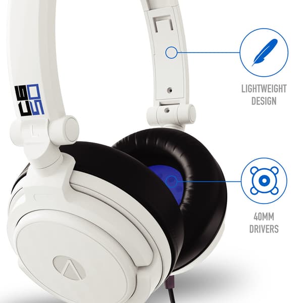 Stealth C6-50 Gaming Headset for PS4/PS5, XBOX, Switch, PC - Blue/White