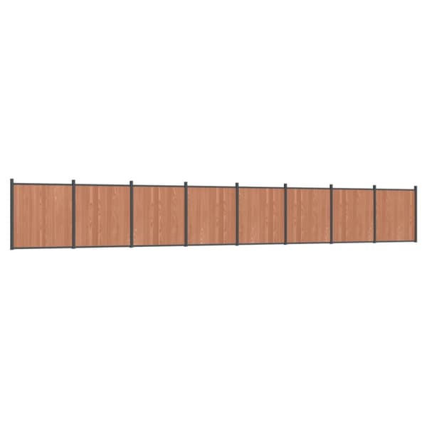 Staketpanel brun 1391x186 cm WPC