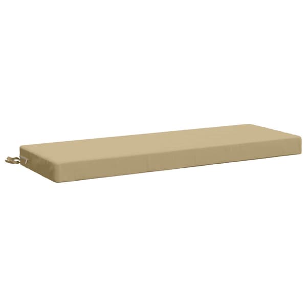 Bänk kudde SOEST 100% Polyester Beige 120 x 40 x 8 cm
