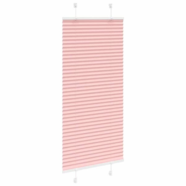 Plisserad persienn rosa 65x150cm tyg bredd 64,4cm polyester