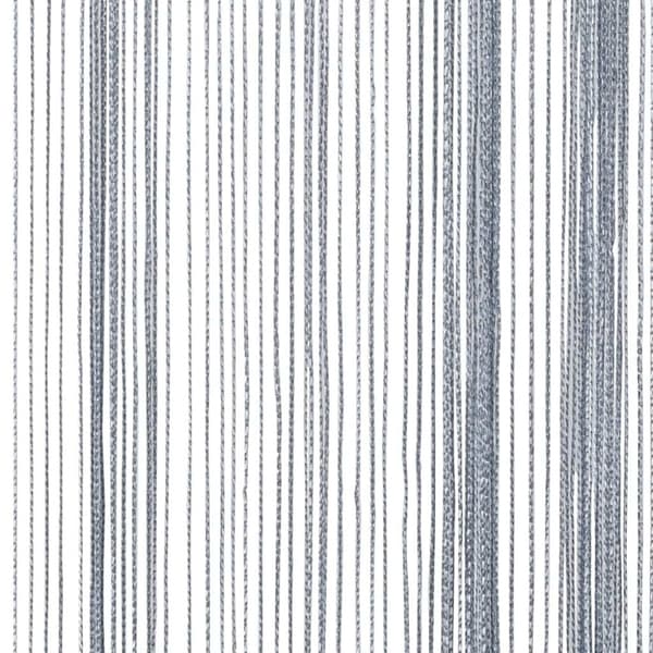 Stränggardiner 2 st ljusgrå 140x250 cm