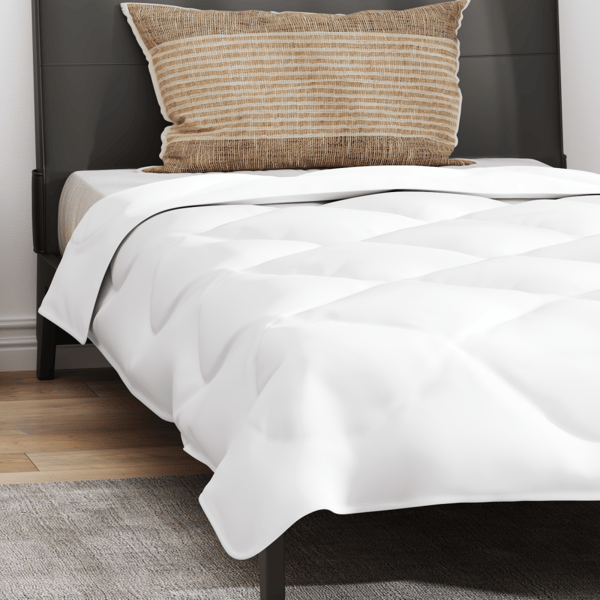 Sommar Duvet med kudde 2 pcs Vit Mikrofiber