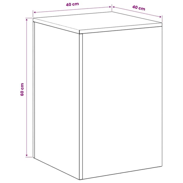 Växtställ 2 pcs Vit 40 x 40 x 60 cm Stål