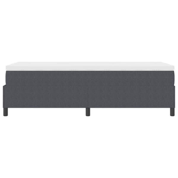 Bäddfjäder Mörkgrå och vit 100 x 200 cm Kordread tyg