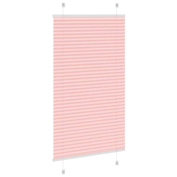 Plisserad persienn rosa 80x100 cm tyg bredd 79,4 cm polyester