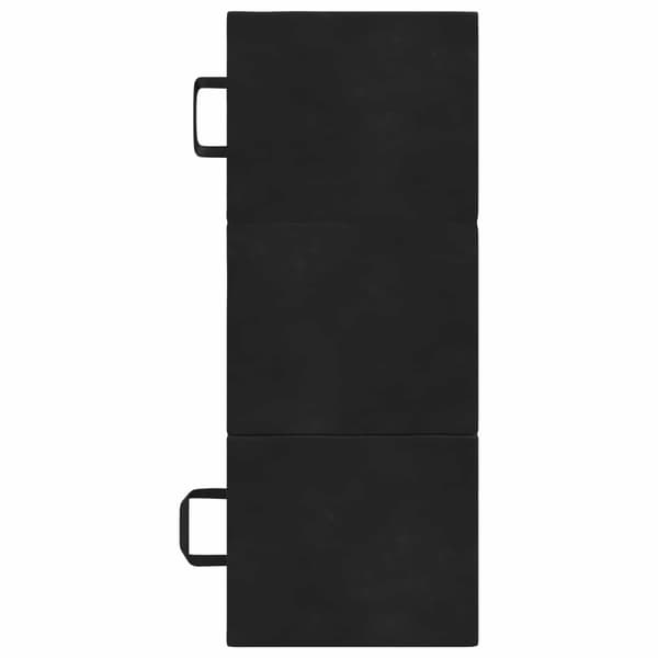 Fällbar Soffbed 90 x 63 x 45 cm Svart