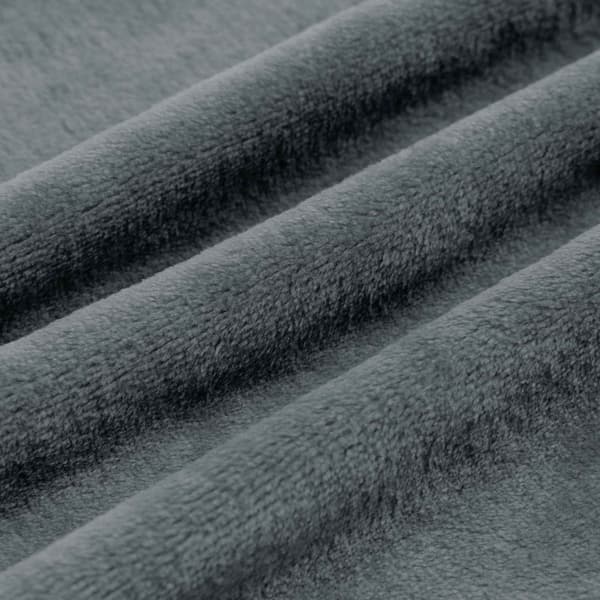 Filtar 6 pcs Mörkgrå 130 x 150 cm Fleece