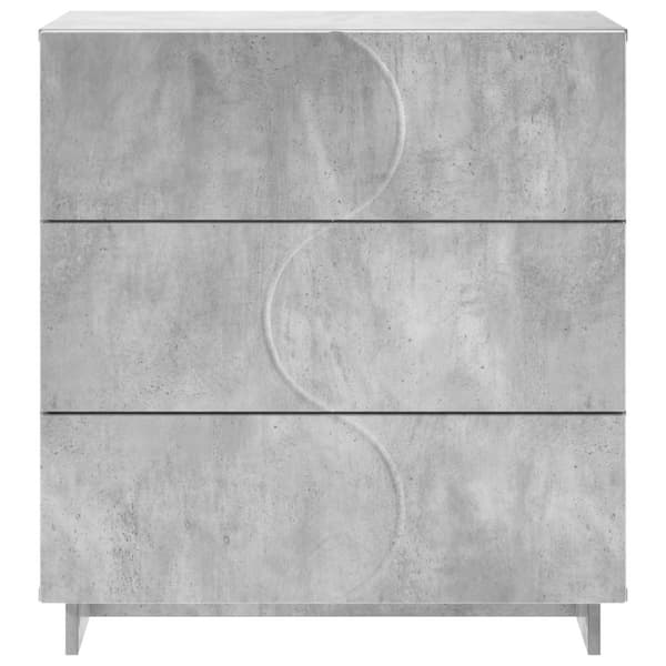 Sideboard Betonggrå 70 x 38 x 75 cm Konstruerat trä