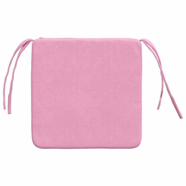 Sittkuddar 4 pcs Rosa 40 x 40 x 3 cm tyg