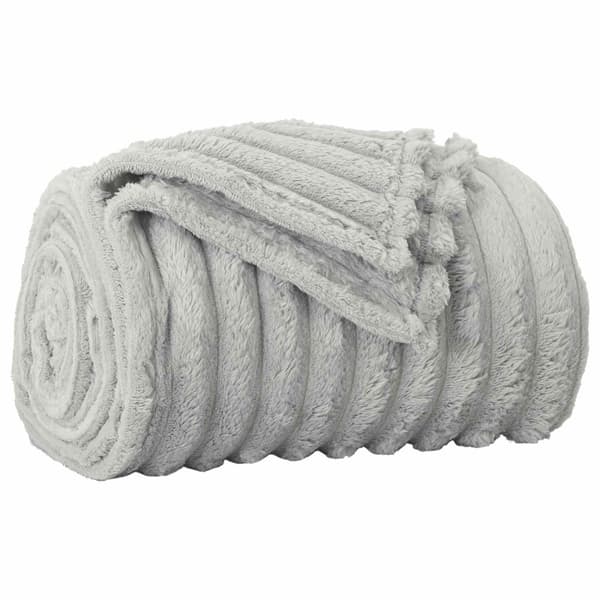 Kastfilt Grå 200 x 150 cm Fleece