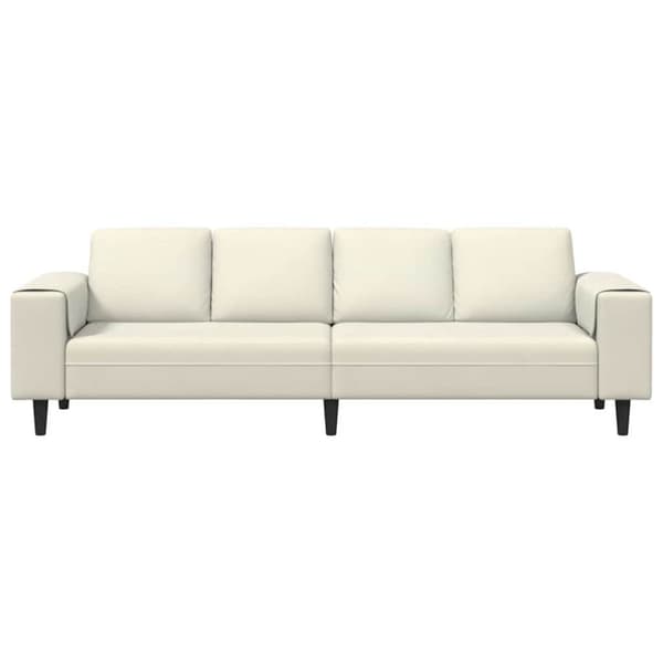 Vardagsrumsoffa Kräm 250 x 77 x 76 cm