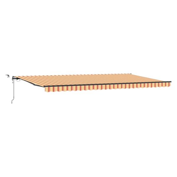 Markis tyg Gul och Orange 600 × 300 cm Polyester