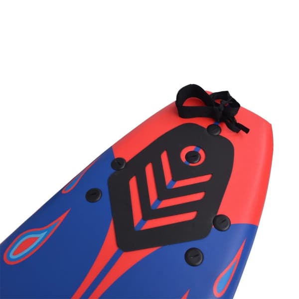 Surfbräda blå och röd 170 cm