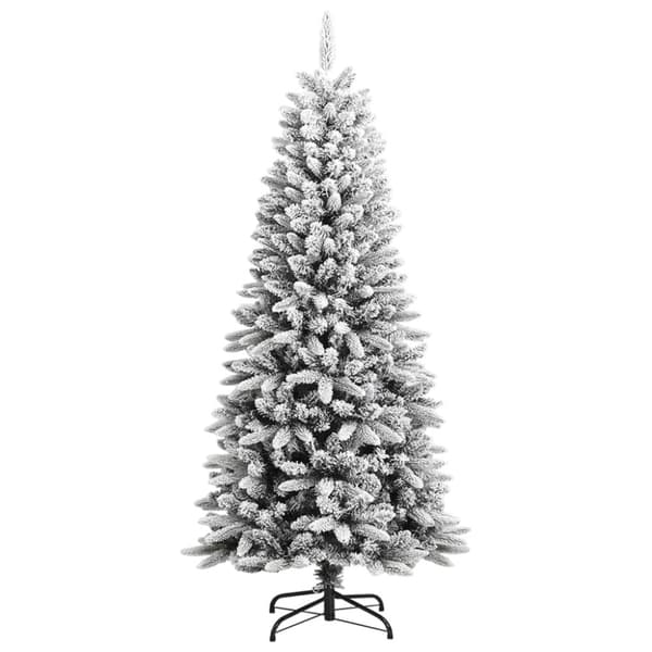 Plastgran med snö 150 cm PVC&PE