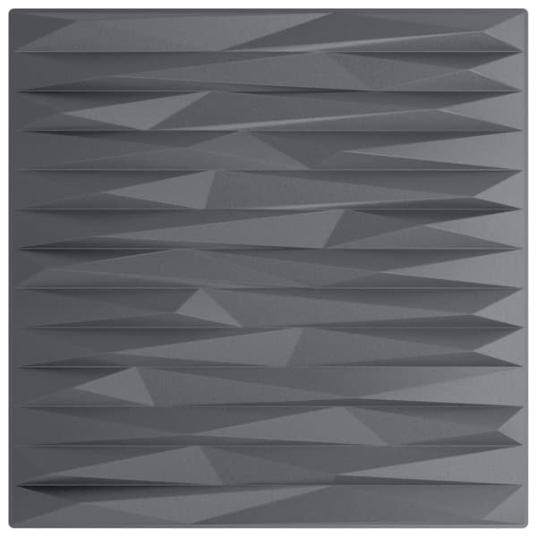 Väggpaneler 48 pcs Sten grå 50 x 50 cm XPS Skum