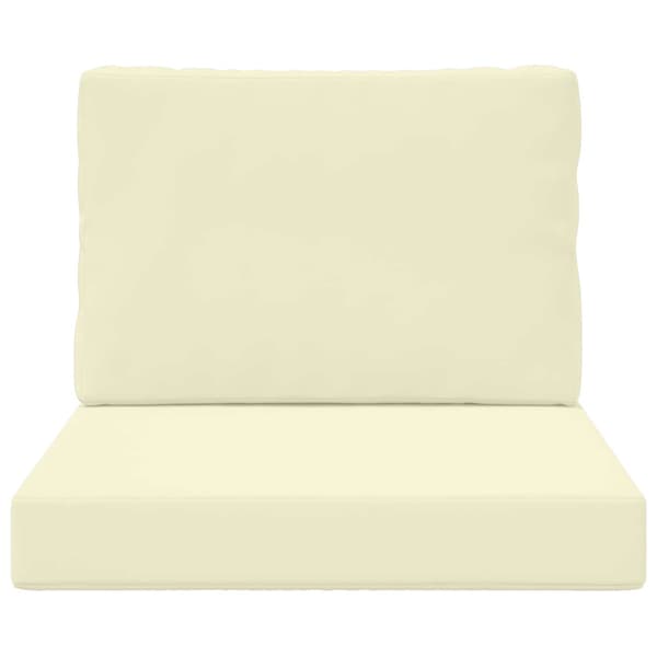 Utomhus Soffa Kudde 2 pcs Kräm Polyester