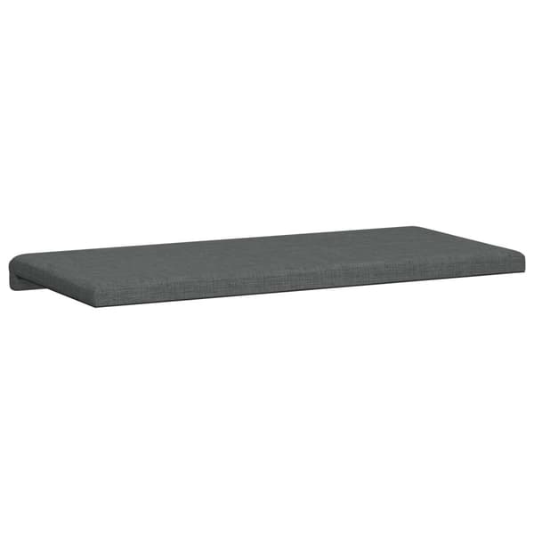 Bänk kudde Tyg Mörkgrå Djup 35 cm
