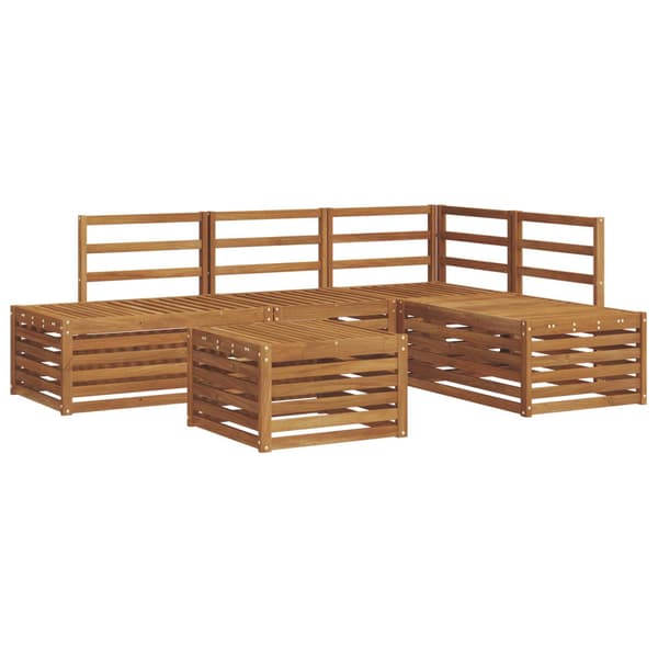 Utomhussoffset Naturfärg 59 x 59 x 37 cm
