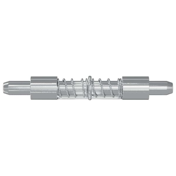 Lås 2 pcs Silver 46 x 17 x 1,2 mm Stål
