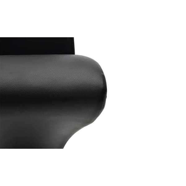 Matstolar 6 st svart konstläder