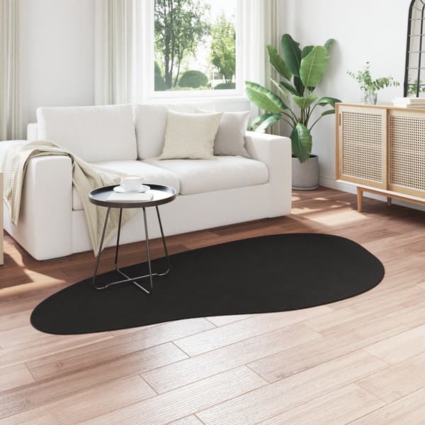 Matta HUARTE Svart 100 x 200 cm Polyester