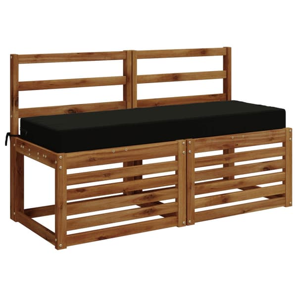 Sittkudde SOEST 100% Polyester Svart 120 x 40 x 10 cm