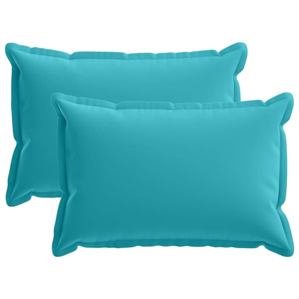 Kuddöverdrag 2 st HOUTEN Turkos 30 x 50 cm Polyester