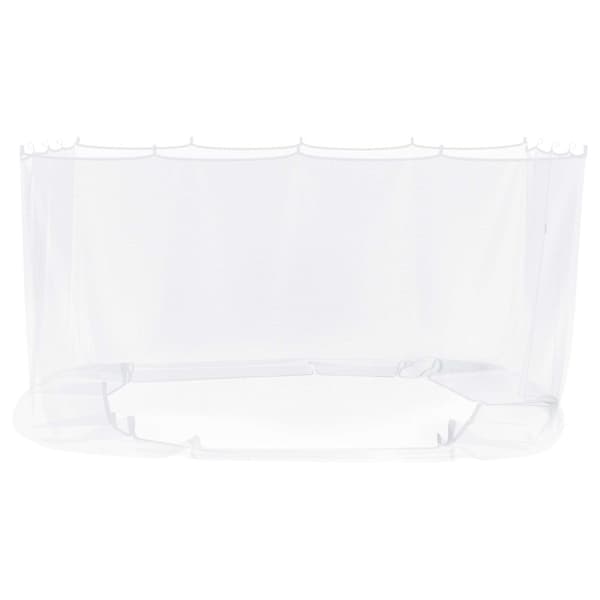 Myggnät för lusthus 220 mesh Vit 4 x 3 x 2 cm Polyester