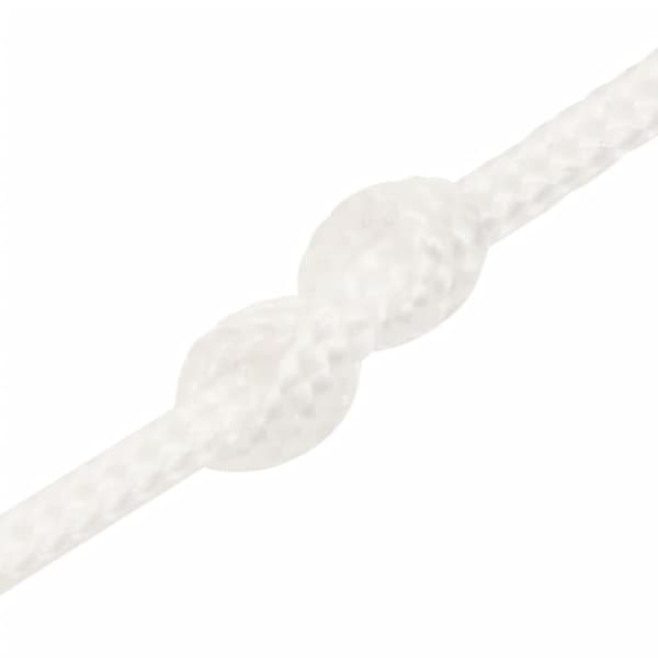 Båtlina helvit 2 mm 25 m polypropylen