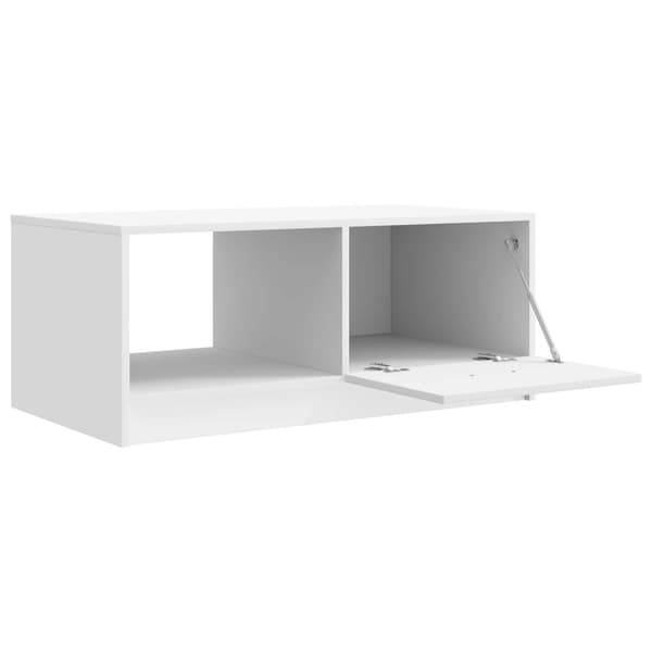 Kaffeebord Vit 90 x 50 x 37 cm Konstruerat trä