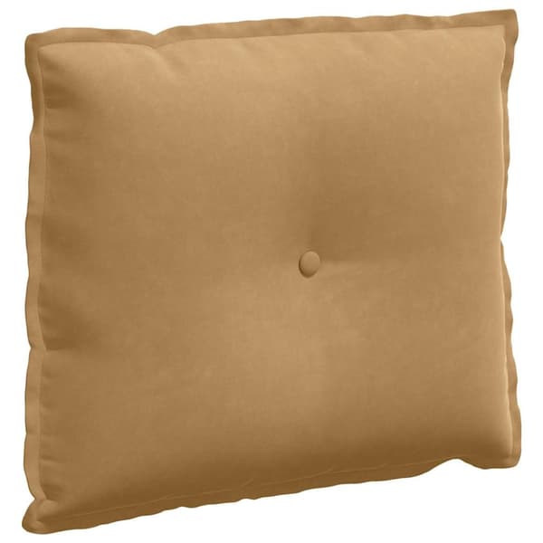 Ryggkudde Brun 60 x 50 cm Kordread tyg