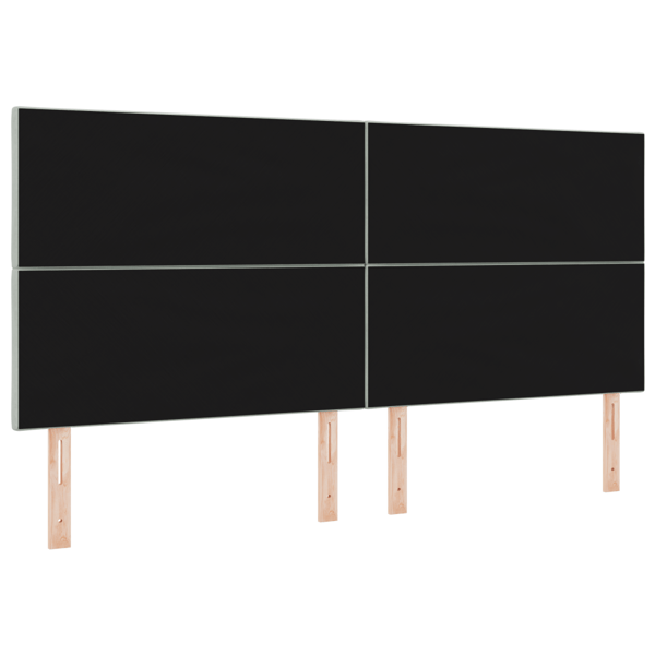 LED huvuddyna Ljusgrå 200 cm Sammet