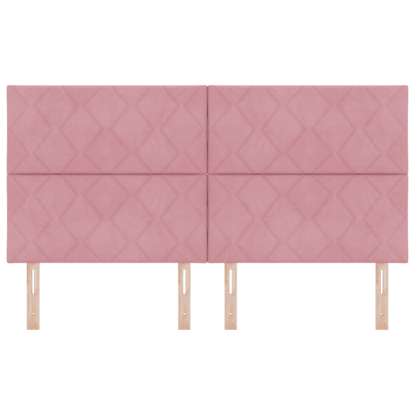 LED huvuddyna Rosa 180 cm Sammet