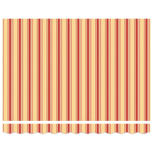 Markisväv Flerfärgsdesign 3 x 2 m Polyester